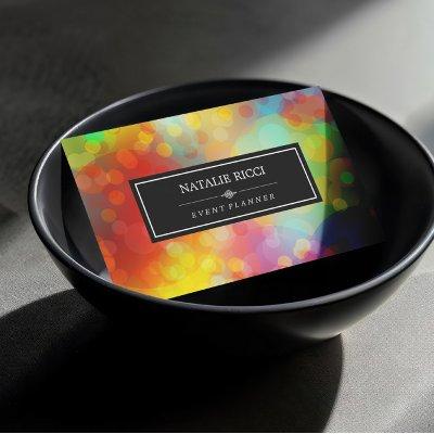 Colorful Bokeh Event Planner