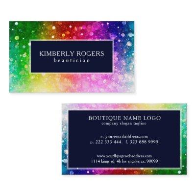 Colorful Bokeh Glitter And Sparkles