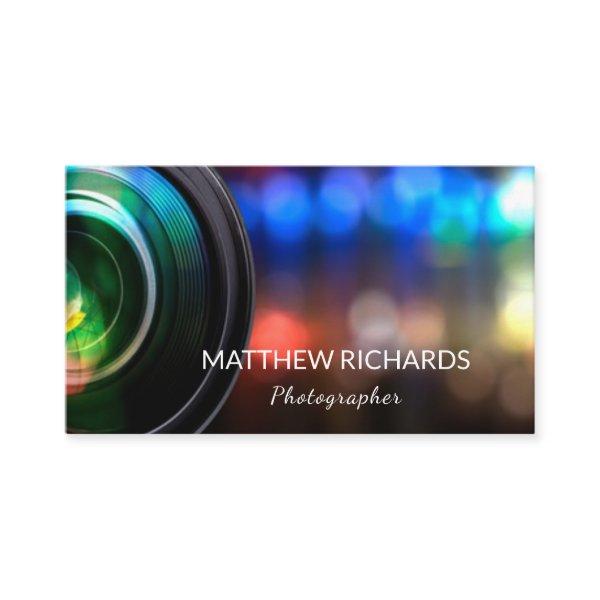 Colorful Bokeh SLR Camera Lens Photography Service