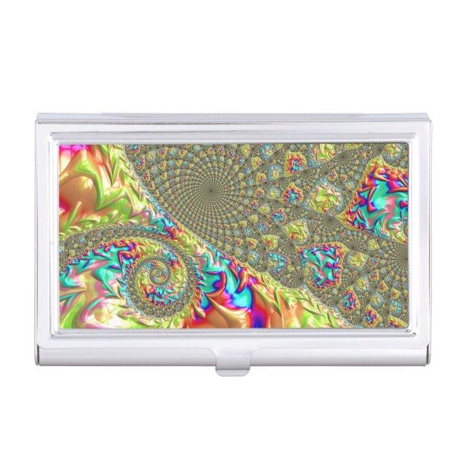 Colorful Bold Vibrant Groovy Trippy Fractal Spiral Case