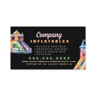 Colorful Bouncy House Party Watercolor