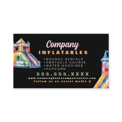 Colorful Bouncy House Party Watercolor
