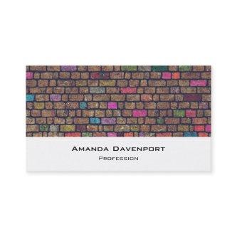 Colorful Brick Wall Texture
