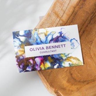 Colorful Bright Abstract Marble Art
