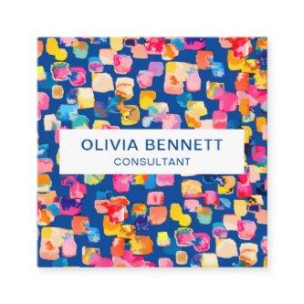 Colorful Bright Abstract Square