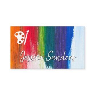 Colorful | Brush Strokes | Palette and Brush