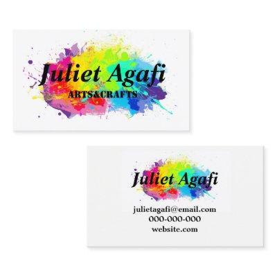Colorful  with colored blots