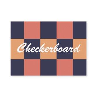 Colorful Checks Checkerboard Pattern