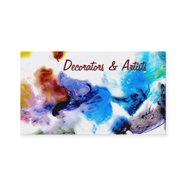 Colorful cool abstracts paints