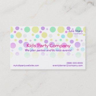 Colorful Dots Kids Party Event Store