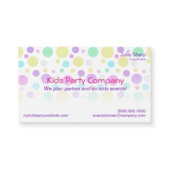 Colorful Dots Kids Party Planner