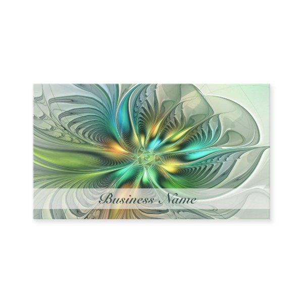 Colorful Fantasy Abstract Flower Fractal Art