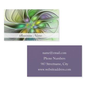 Colorful Fantasy Flower Modern Abstract Fractal