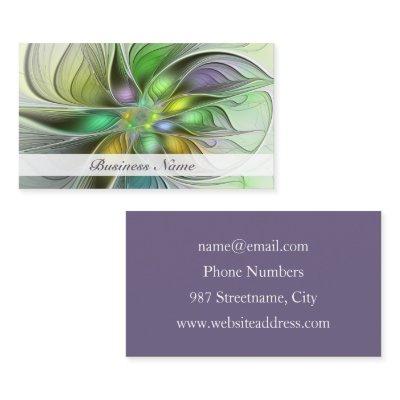 Colorful Fantasy Flower Modern Abstract Fractal