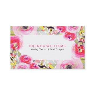 Colorful Floral Explosion Wedding Planner Design