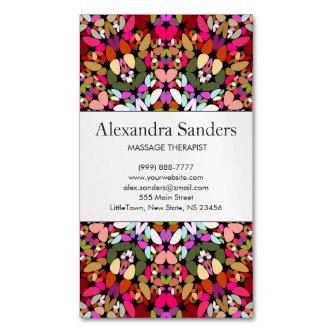 Colorful Floral Mandala  Magnet