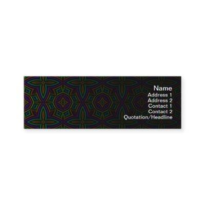 Colorful Floral Pattern Alternate Small Mini