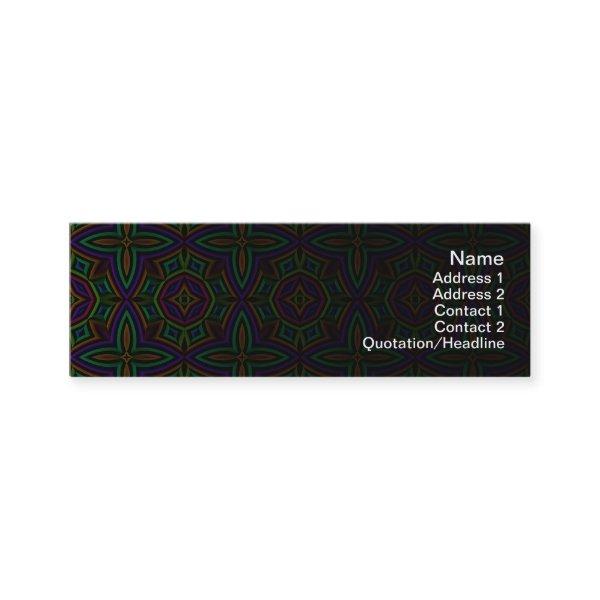 Colorful Floral Pattern Alternate Small Mini