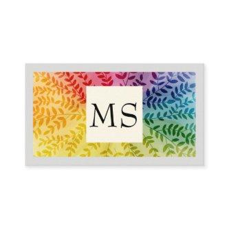 Colorful Foliage Pattern | Natural