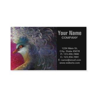 Colorful french baroque bird Embroidery Phoenix