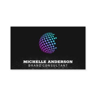 Colorful Geometric Globe | Geometric Background