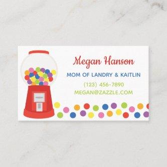 Colorful Gumballs Business or Contact Cards