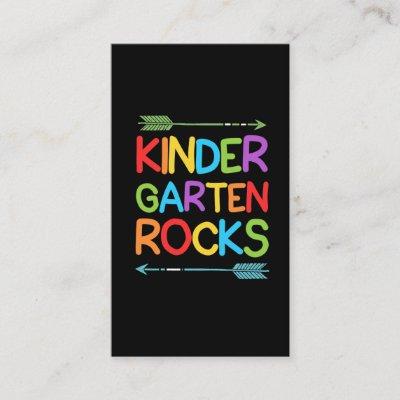Colorful Kindergarten Rocks Education Kids Teacher