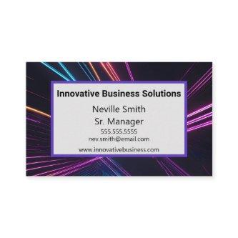 Colorful Laser Light Rays High Tech IT Business