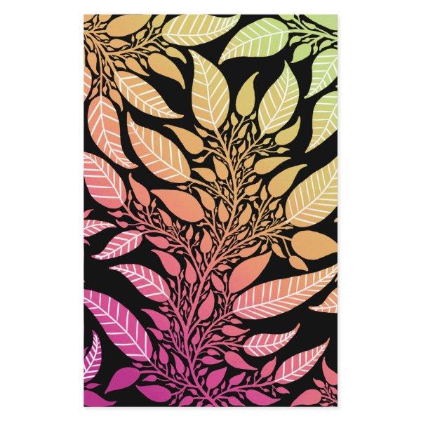 Colorful Leafy Design Soap Wrap Paper Sheet