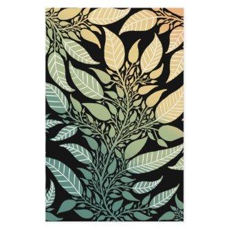 Colorful Leafy Design Soap Wrap Paper Sheet