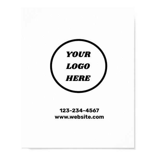 Colorful minimal add your text picture name  poster