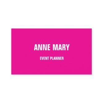 Colorful Modern Hot Pink Girly Bright Cool Trendy