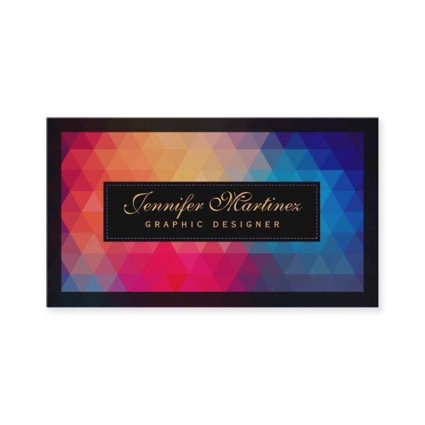 Colorful Modern Mosaic Geometric Pattern