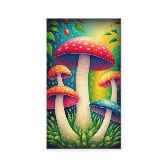 colorful mushrooms