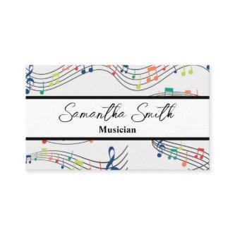 Colorful Music note Musician Music Teacher