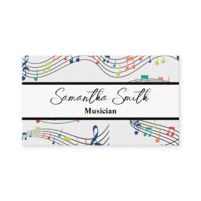 Colorful Music note Musician Music Teacher