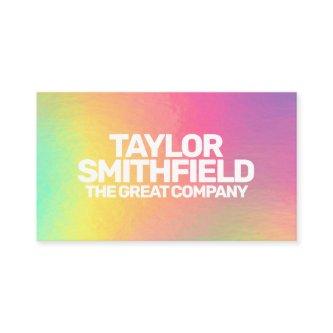 Colorful Neon Holographic