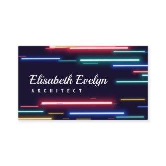 Colorful neon speed lights