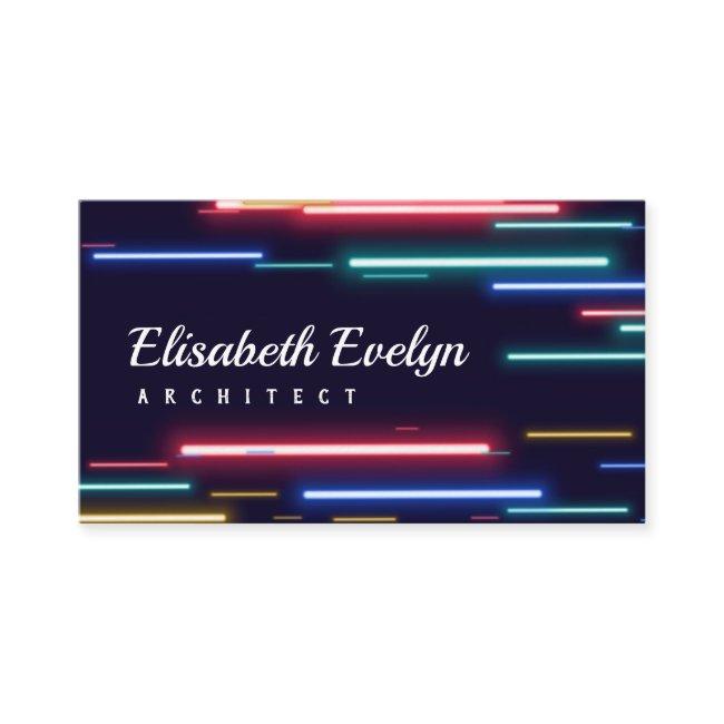 Colorful neon speed lights