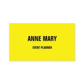 Colorful Neon Yellow Bright Event Planner  2025