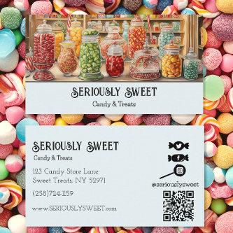 Colorful Nostalgic Candy Shop Sweets Store
