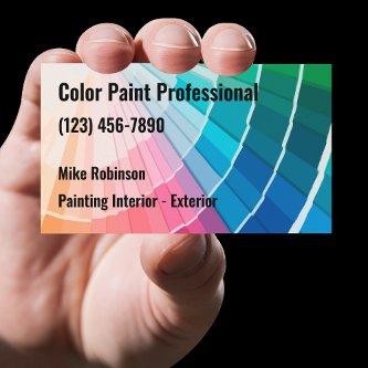 Colorful Paint Chip Background