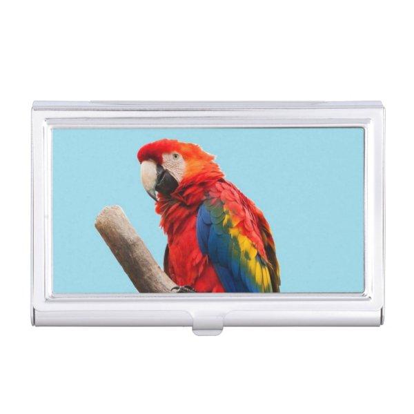 Colorful Parrot Portrait Photo  Case