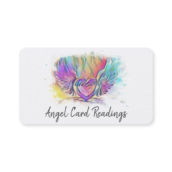 *~* Colorful Pastel Heart Angel Wings AP78  QR