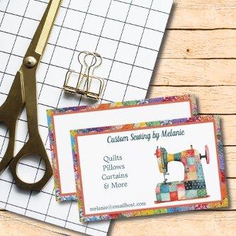 Colorful Patchwork Sewing Machine