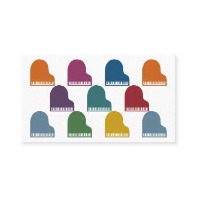 Colorful Pianos