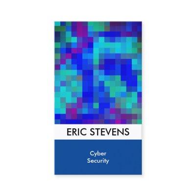 Colorful pixels pattern standout cover