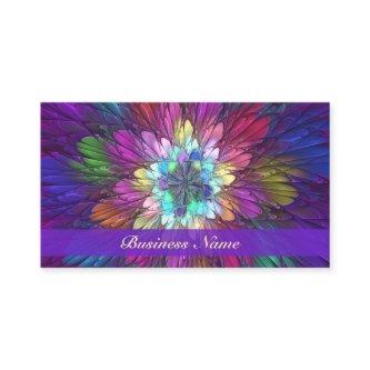 Colorful Psychedelic Flower Abstract Fractal Art