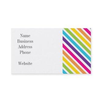 Colorful Rainbow Diagonal Stripes Gifts for Teens