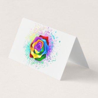 Colorful Rainbow Rose